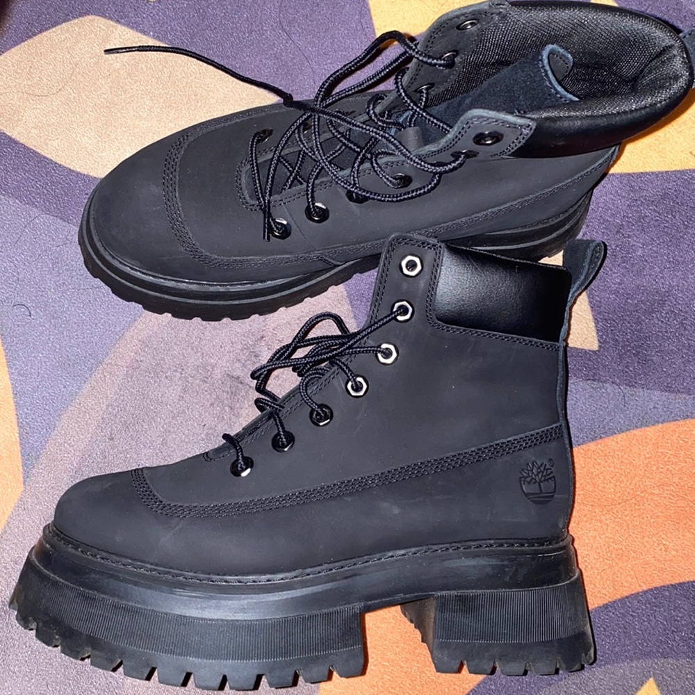 Rare platform Timberland boots